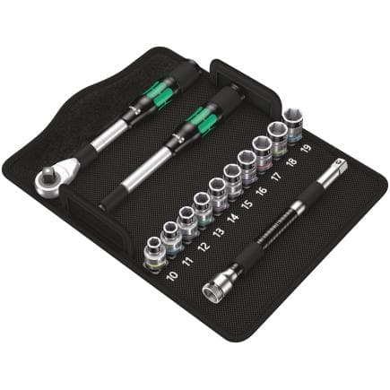 WERA 05004090001 - Jeu cliquet Hybrid 1/2"et douille métrique (13 pcs.)