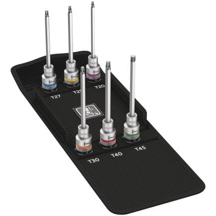 WERA 05004211001 - Jeu de douilles à embout 1/2" TORX® avec fonction de retenue (6 pcs.)
