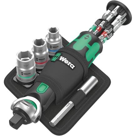 WERA 05004283001 - Jeu de tournevis à cliquet pouces (18 pcs.)