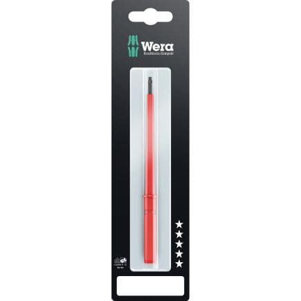 WERA 05004432001 - Tournevis TORX® interchangeable VDE (emballage libre-service)