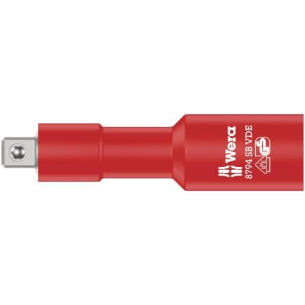 WERA 05004964001 - Rallonge VDE isolée courte 3/8"