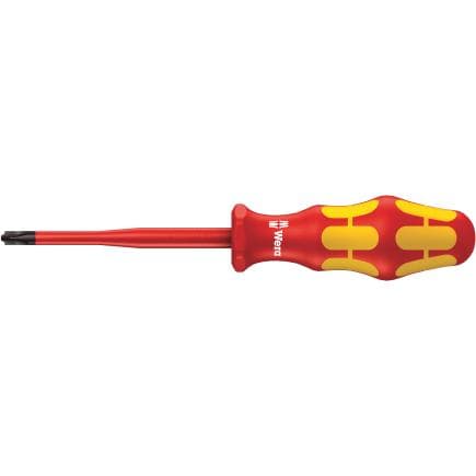 WERA 05006455001 - Tournevis VDE isolé pour vis PlusMinus Phillips/à fente avec lame à diamètre réduit