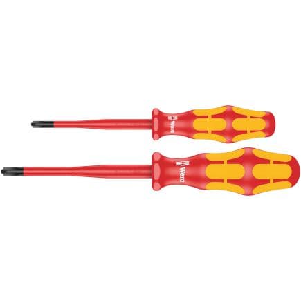 WERA 05006470001 - Jeu de tournevis VDE avec lame à diamètre réduit (2 pcs.)