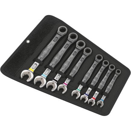 WERA 05020012001 - Jeu de clés mixtes à cliquet pouces (8 pcs.)