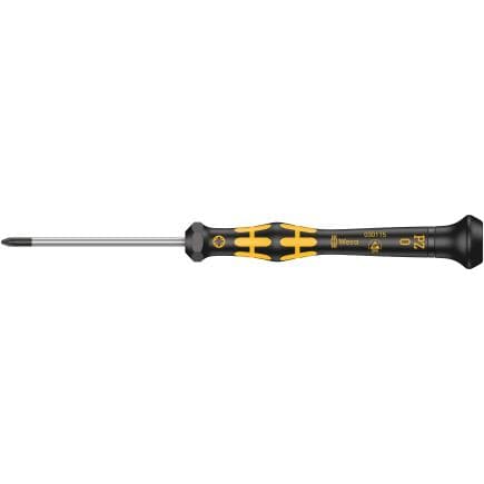 WERA 05030115001 - Tournevis ESD micro pour vis cruciformes Pozidriv
