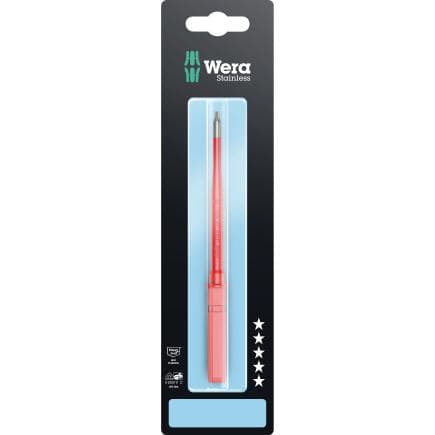 WERA 05033637001 - Lame interchangeable TORX® en acier inoxydable VDE (emballage libre-service)