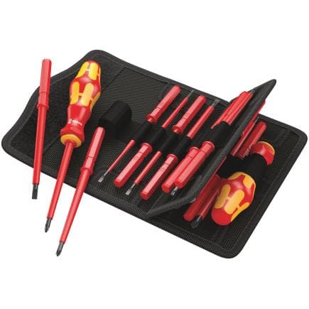 WERA 05059030001 - Jeu de tournevis avec lames VDE interchangeables (17 pcs.)