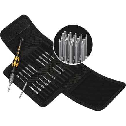 WERA 05073671001 - Jeu de tournevis Micro ESD avec inserts (20 pcs.)