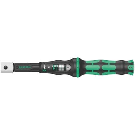 WERA 05075651001 - Clé dynamométrique 9x12 à outil interchangeable 2,5-25 Nm