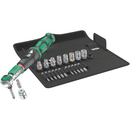 WERA 05075832001 - Jeu de clés dynamométriques 1/4" avec raccord hexagonal 2-12 Nm (23 pcs.)