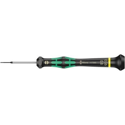 WERA 05117995001 - Tournevis électronicien pour vis à fente