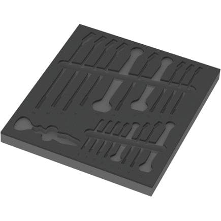 WERA 05137331001 - Insert en mousse pour jeu de "6003 Joker 1" (sans outils) 344 x 30 x 392 mm