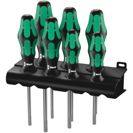 WERA 05223161001 - Jeu de tournevis TORX® avec fonction de retenue et rack (7 pcs.)