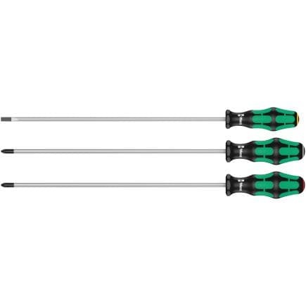 WERA 05347735002 - Jeu de tournevis à lames extra-longues 300 mm (3 pcs.)