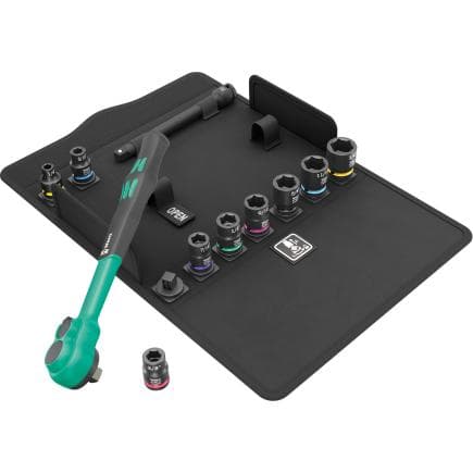 WERA 05005531001 - Jeu de cliquets et douilles Zyklop Comfort 3/8" impérial (11 pcs.)