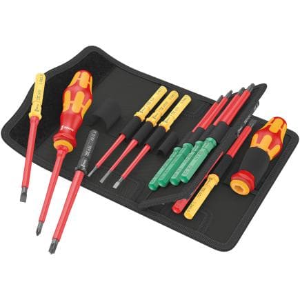 WERA 05006611001 - Jeu de tournevis interchangeables VDE 1000V (17 pcs.)