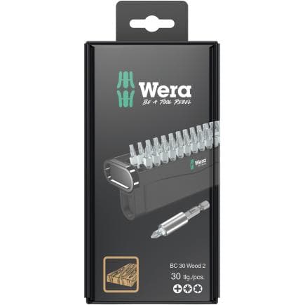 WERA 05057438001 - Bit-Check 30 Bois - Jeu d'embouts (30 pcs.)