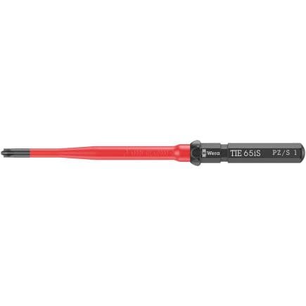 WERA 05006530001 - Kraftform Kompakt VDE 65 iS PZ/S Tournevis interchangeable pour vis à fente PlusMinus/Pozidriv®