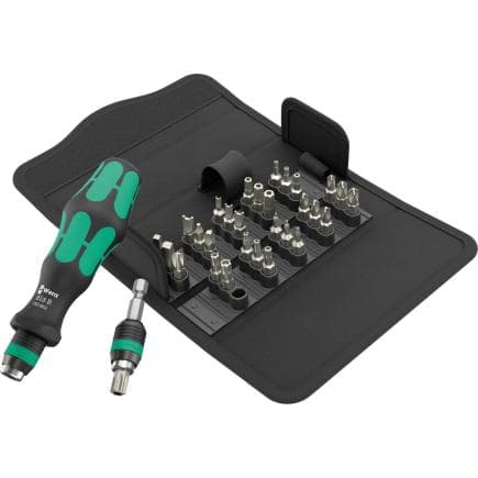 WERA 05057114001 - Kit d’embouts et de porte-embouts Kraftform Kompakt 71 Security (32 pièces)