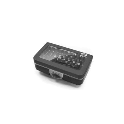 WIHA 41130 - Jeu d'embouts standard 1/4" en boîte avec clip ceinture (31 pcs.)