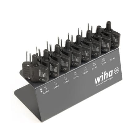 WIHA 47198 - Tournevis dynamométrique avec jeu de manches de clé easyTorque Key Torx®, TorxPlus® (23 pcs.)