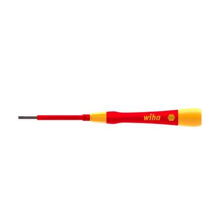 WIHA 42377 - Tournevis électrique fin de précision à fente Picofinish® 1000V