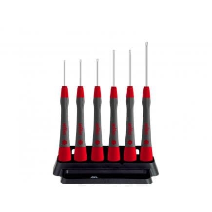 WIHA 42998 - Jeu de tournevis de précision PicoFinish® TORX® MagicSpring® avec support (7 pcs.)