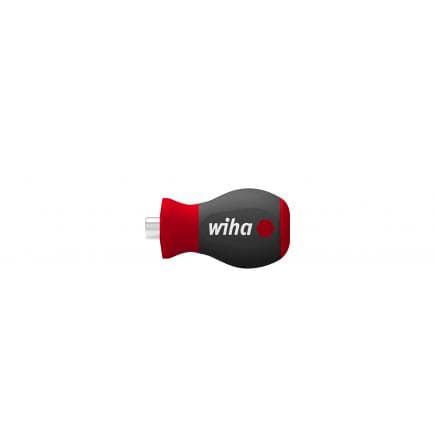 WIHA 29463 - Tournevis avec porte-embout magnétique Stubby, 1/4"