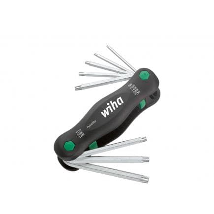 WIHA 25130 - Jeu de clés Allen PocketStar TORX® Mulitool Tamper Resistant (avec trou) (8 pcs.)