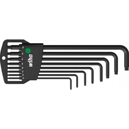 WIHA 34736 - Jeu de clés Allen dans support Classic TORX® oxyde noire (9 pcs.)