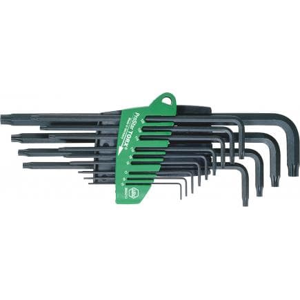 WIHA 24312 - Jeu de clés Allen dans support ProStar TORX® oxyde noire (14 pcs.)