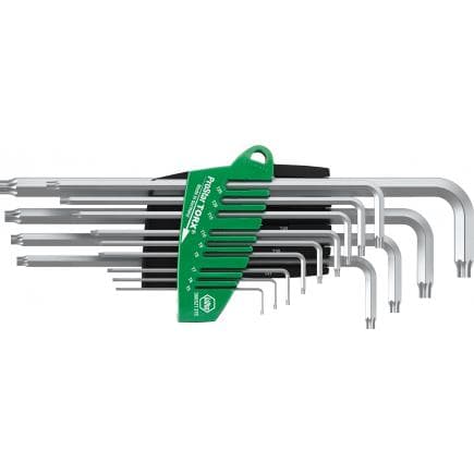 WIHA 39104 - Jeu de clés Allen dans support ProStar TORX® argent titane (14 pcs.)