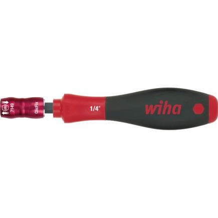 WIHA 25874 - Tournevis avec porte-embout SoftFinish® à changement rapide 1/4"