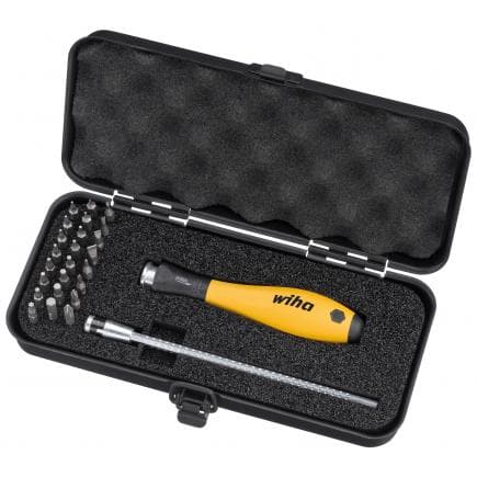 WIHA 10389 - Jeu d'embouts ESD SYSTEM 4 assortis avec coffret (27 pcs.)