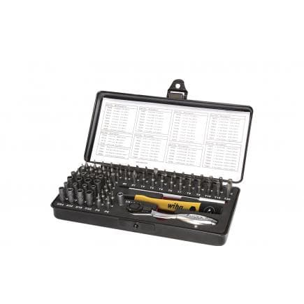 WIHA 39971 - Jeu d'embouts MicroBit ESD assortis en coffret (66 pcs.)
