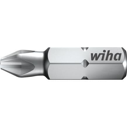WIHA 07856 - Jeu d'embouts Standard 25 mm Phillips 1/4" en coffret (3 pcs.)