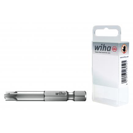 WIHA 36086 - Jeu d'embouts Professional 70 mm positif-négatif/Pozidriv 1/4" en coffret (2 pcs.)