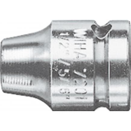 WIHA 01922 - Élément de raccordement avec circlip hexagonale de forme carrée extérieure G 6,3 + G 10 + G 12,5 (lot muliple)