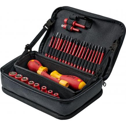 WIHA 43465 - Jeu d'outils électriques slimVario® 1000V avec trousse fonctionnelle (32 pcs.)