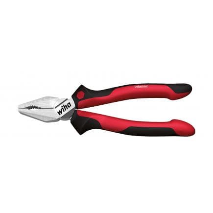 WIHA 30826 - Pince universelle Industrial avec DynamicJoint® et OptiGrip avec tranchant extra long
