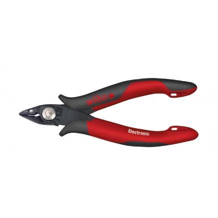 WIHA 26825 - Pince coupante Electronic à tête pointue large et retenue de chute sans coupe