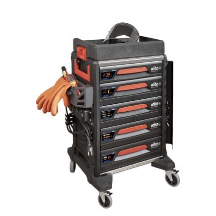 WIHA 44423 - Jeu chariot d'atelier EMobility (113 pcs.)