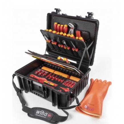 WIHA 44198 - Mallette porte-outils XL eMobility (77 pcs.)