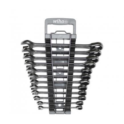WIHA 44665 - Jeu de clés mixtes à cliquet avec support (13 pcs.)