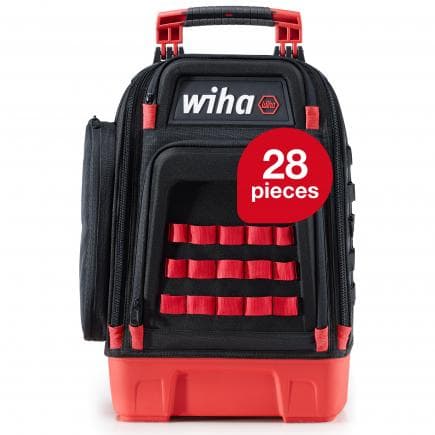 WIHA 45528 - Sac à dos pour outils d'électricien (28 pcs.)